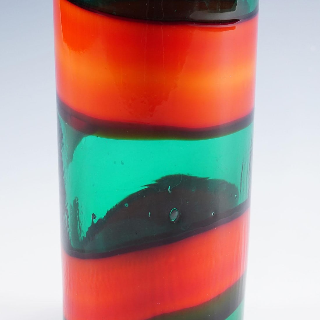 Vase 'A Fasce' by Fulvio Bianconi for Venini, Venice Murano 1950s - 5