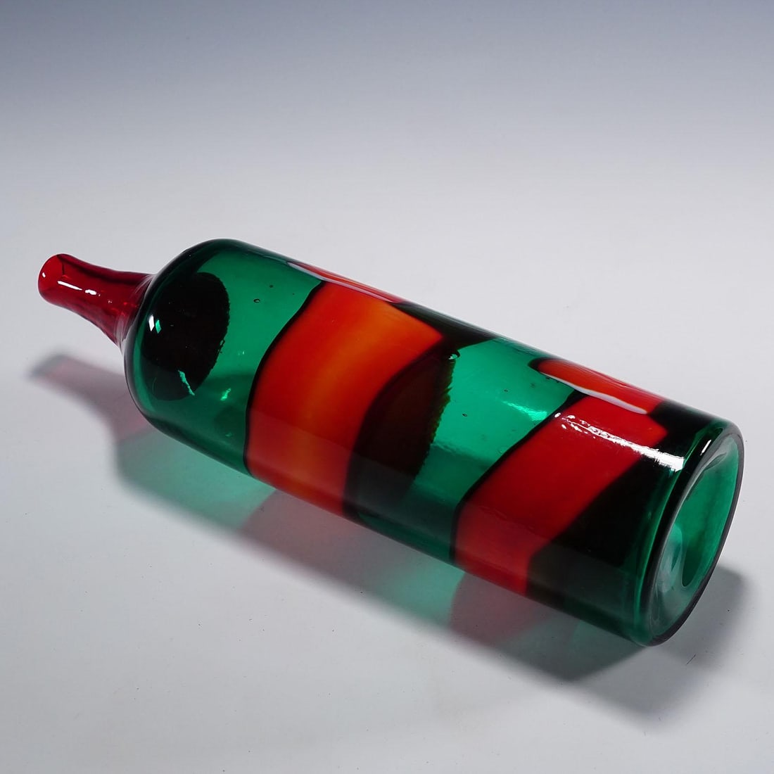 Vase 'A Fasce' by Fulvio Bianconi for Venini, Venice Murano 1950s - 6