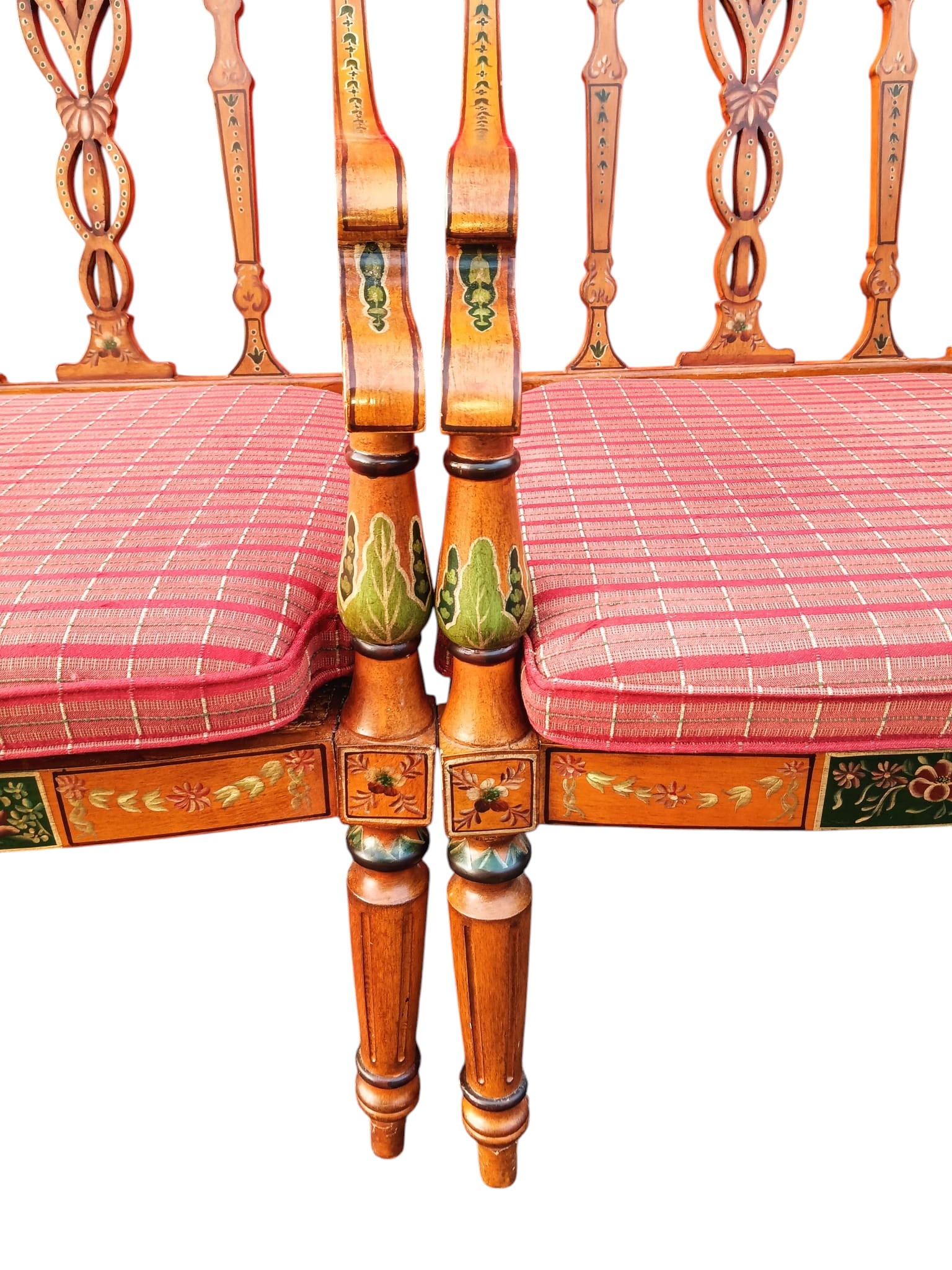 1950s A Touch of Neoclassical Elegance: Pair of English Adam Style Armchairs - 4