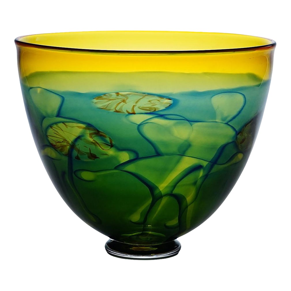 Art Glass Graal Bowl by Wilke Adolfsson, Sweden 1995 (1 of 10)