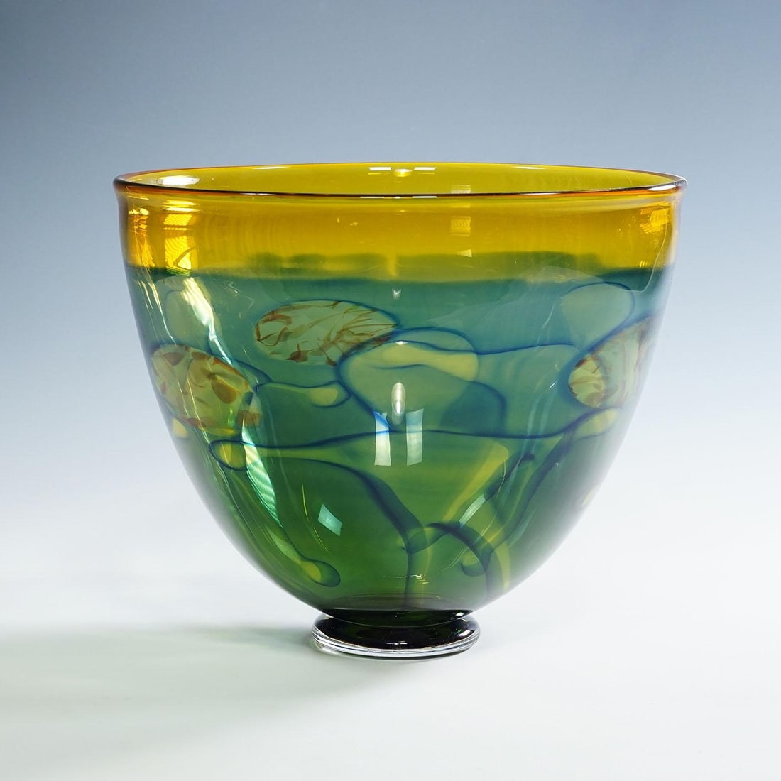 Art Glass Graal Bowl by Wilke Adolfsson, Sweden 1995 - 3
