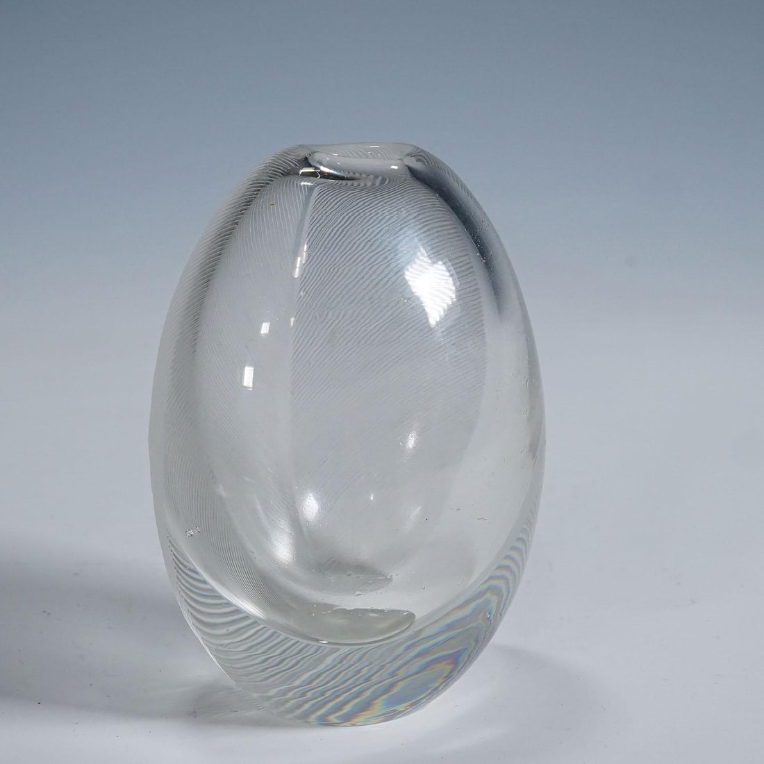 Vintage Art Glass Vase by Tapio Wirkkala for Iittala 1950s - 2