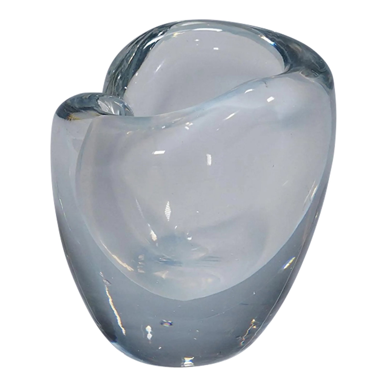 Rare Art Glass Vase by Tapio Wirkkala for Iittala 1950s (1 of 6)