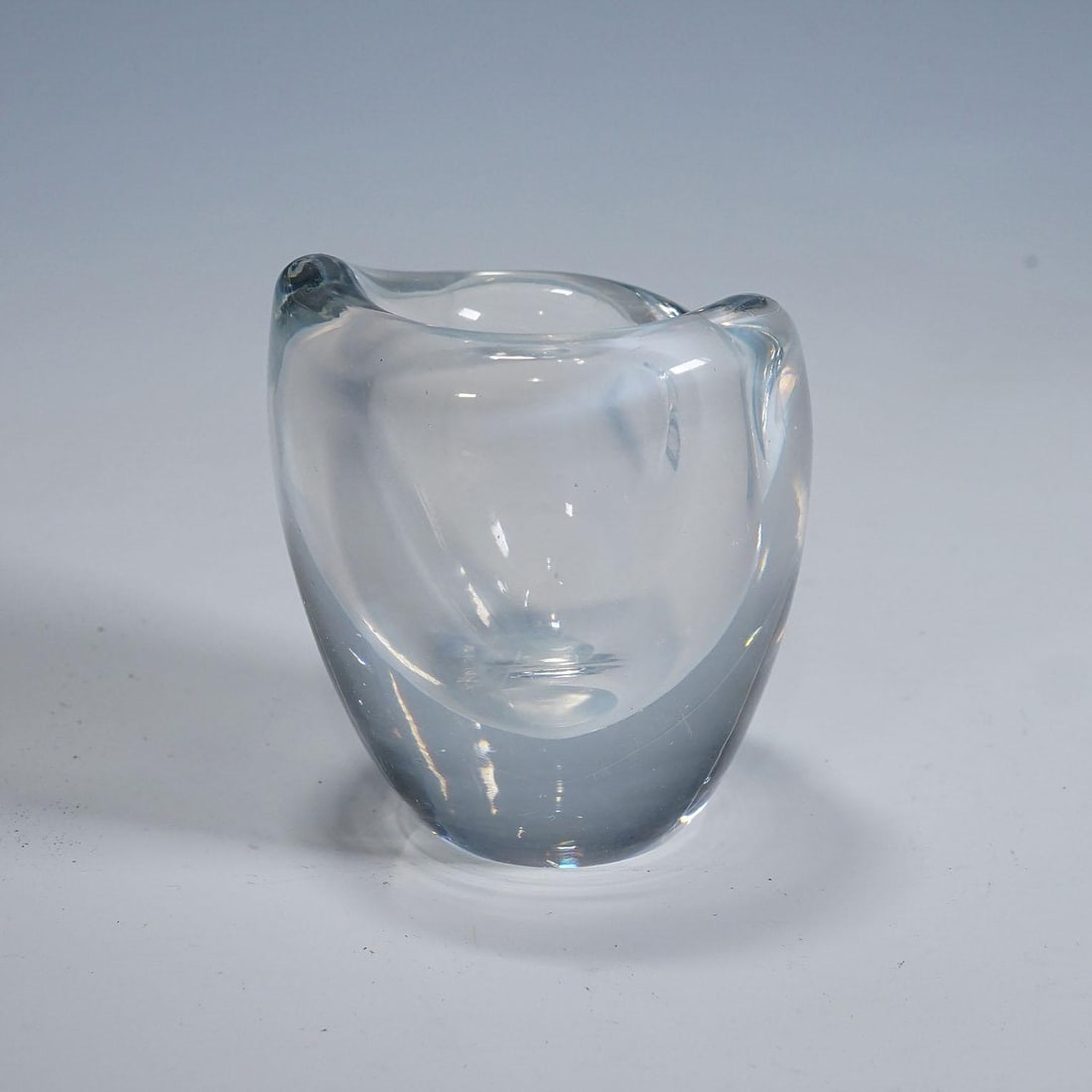 Rare Art Glass Vase by Tapio Wirkkala for Iittala 1950s - 3
