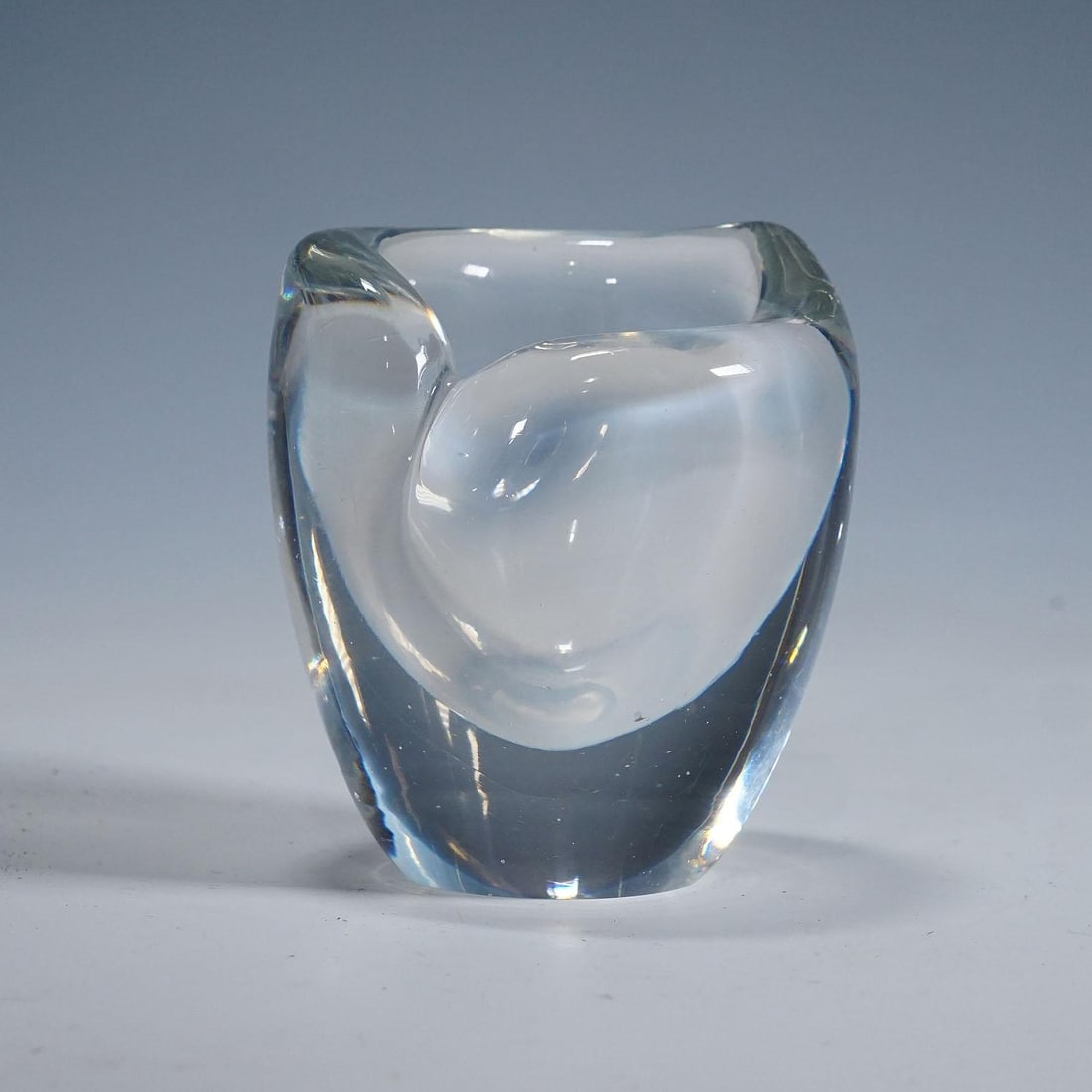 Rare Art Glass Vase by Tapio Wirkkala for Iittala 1950s - 5