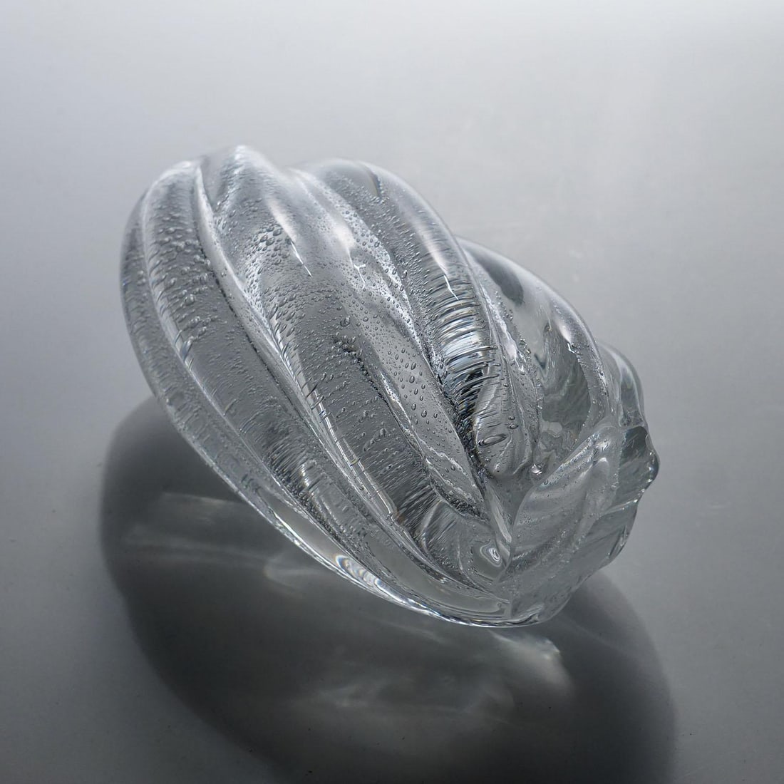 Art Glass Vase With Sodium Bubbles Tapio Wirkkala for Iittala 1940s - 3