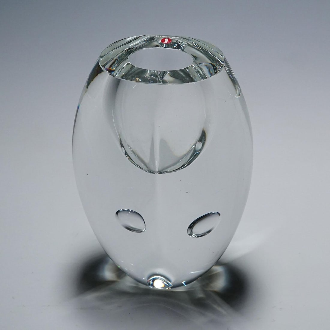 Vintage Art Glass Vase 'Claritas' by Timo Sarpaneva for Iittala - 3