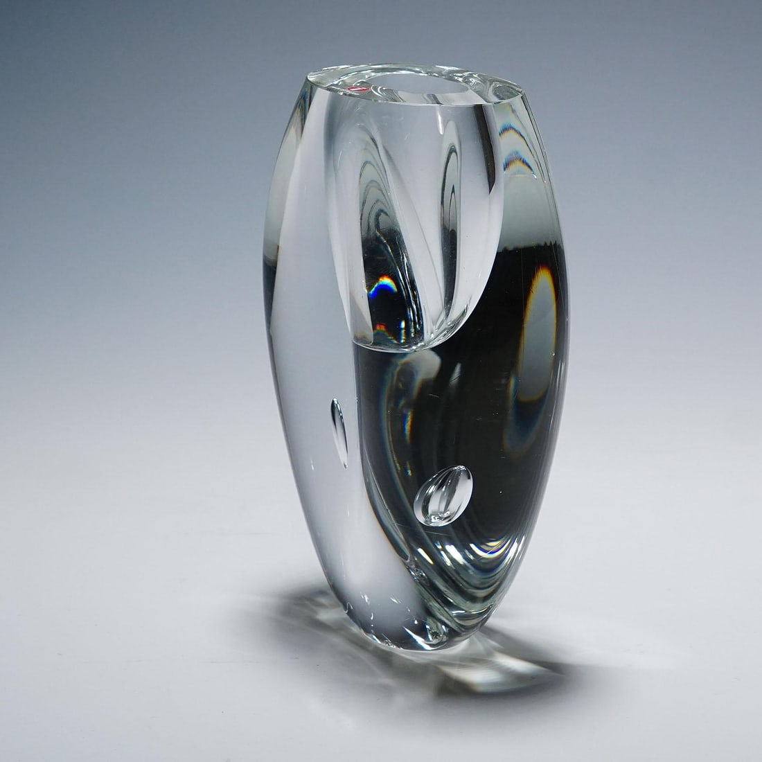Vintage Art Glass Vase 'Claritas' by Timo Sarpaneva for Iittala - 4