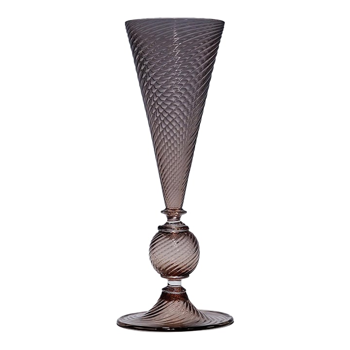 Vetro Soffiato Glass Vase, Venini Murano Ca. 1950s (1 of 8)