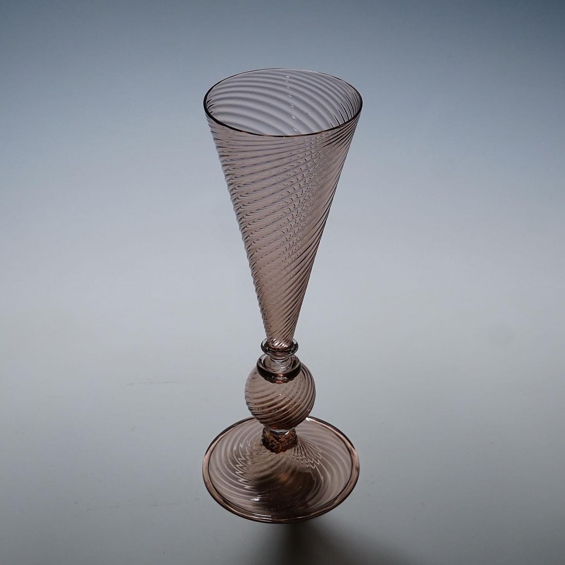 Vetro Soffiato Glass Vase, Venini Murano Ca. 1950s - 2