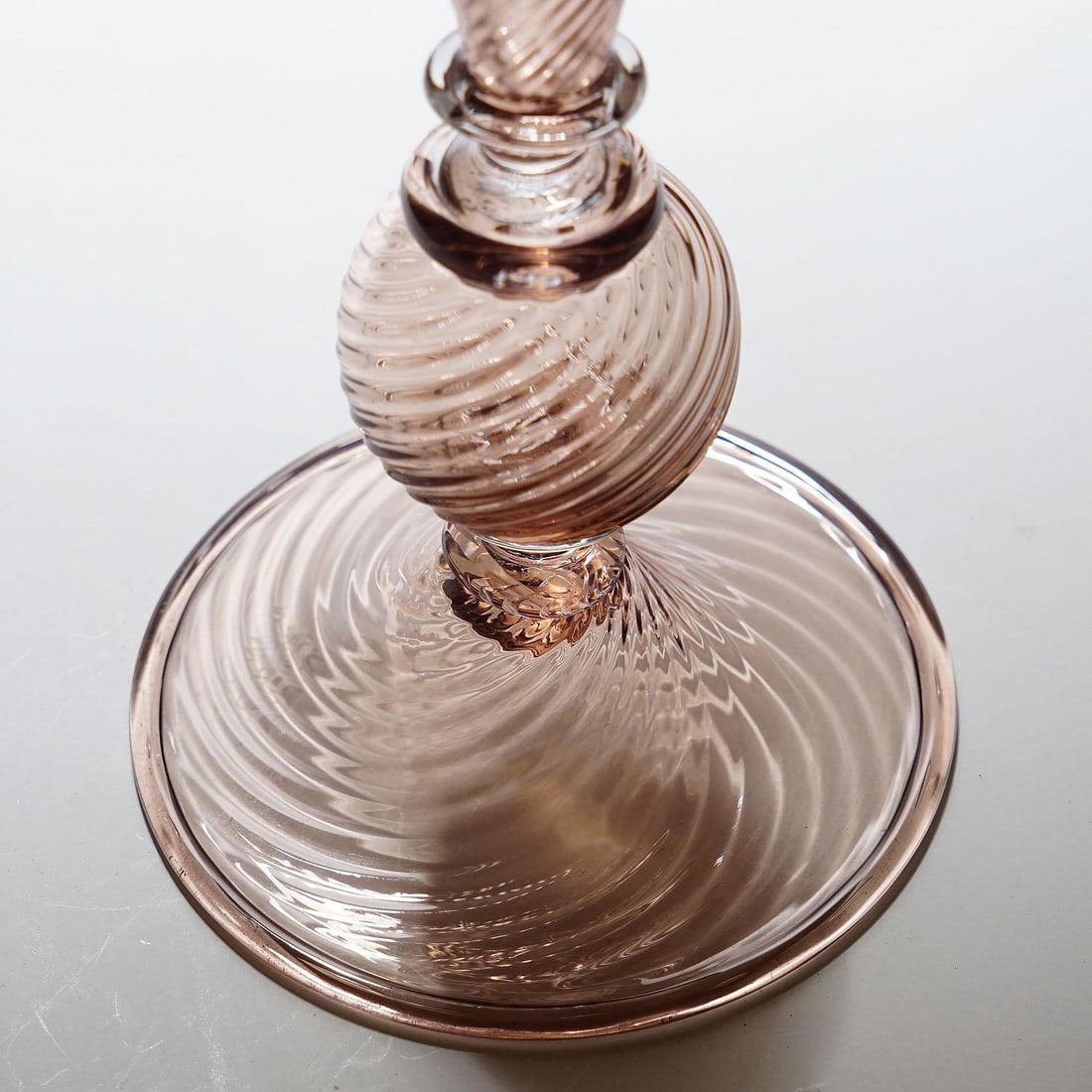 Vetro Soffiato Glass Vase, Venini Murano Ca. 1950s - 6