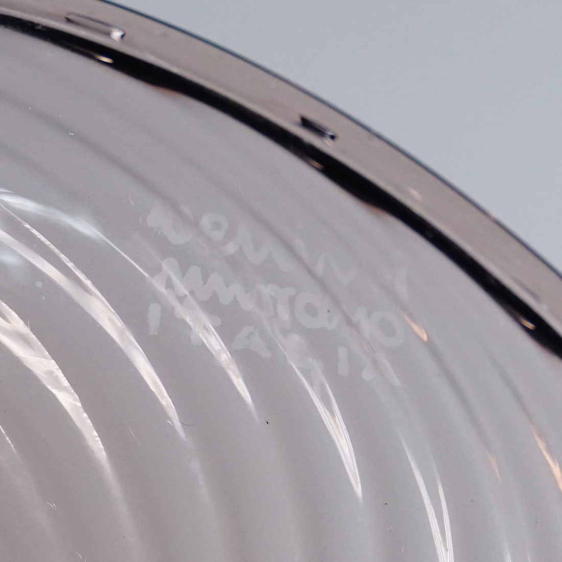 Vetro Soffiato Glass Vase, Venini Murano Ca. 1950s - 8