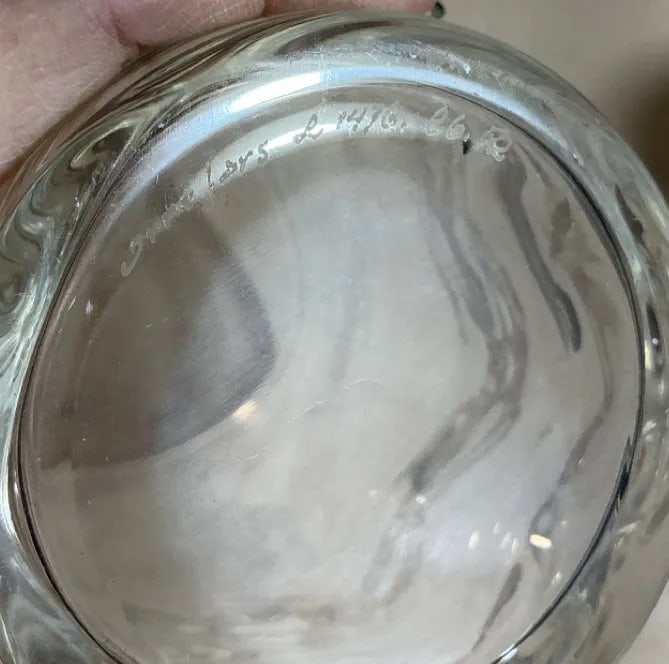 Mid 20th Century Orrefors Vicke Lindstrand Engraved Ship Crystal Vase - 5