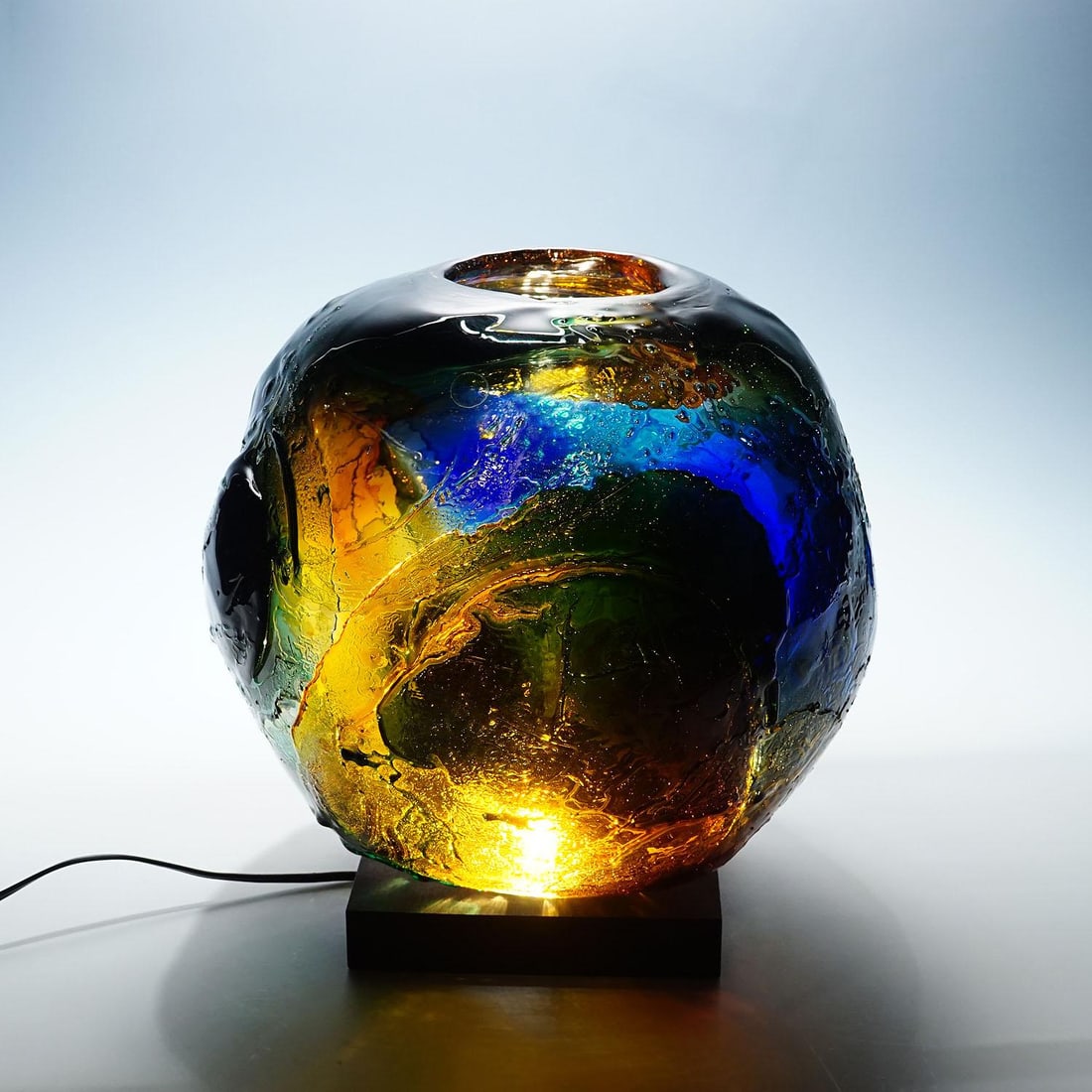 Large Spherical Vase Geacolor by Gae Aulenti for Venini, Murano, 1995 - 6
