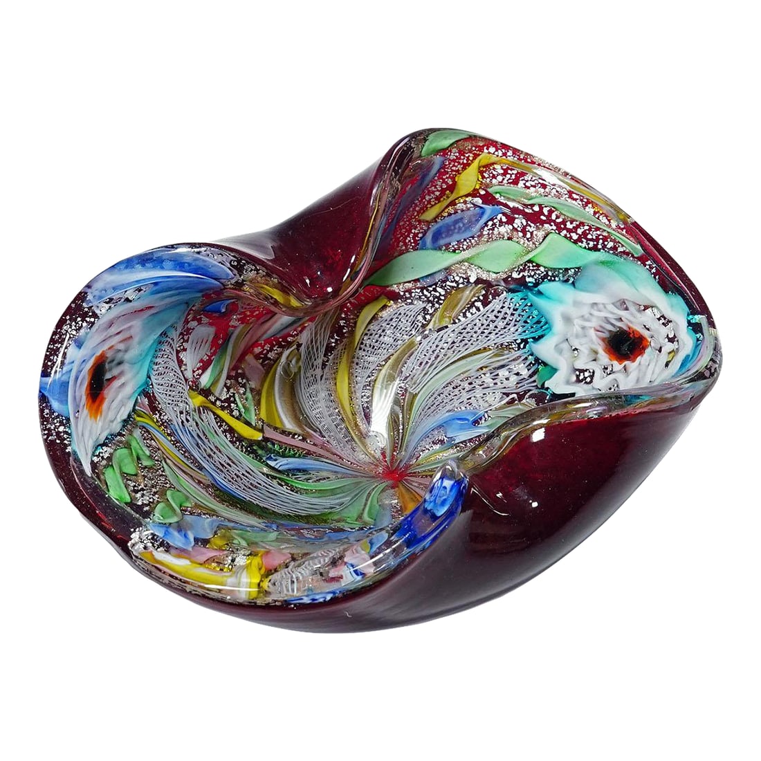 Vintage Murano Glass Bowl 'Rest of the Day' by A.Ve.M. 1950s (1 of 6)