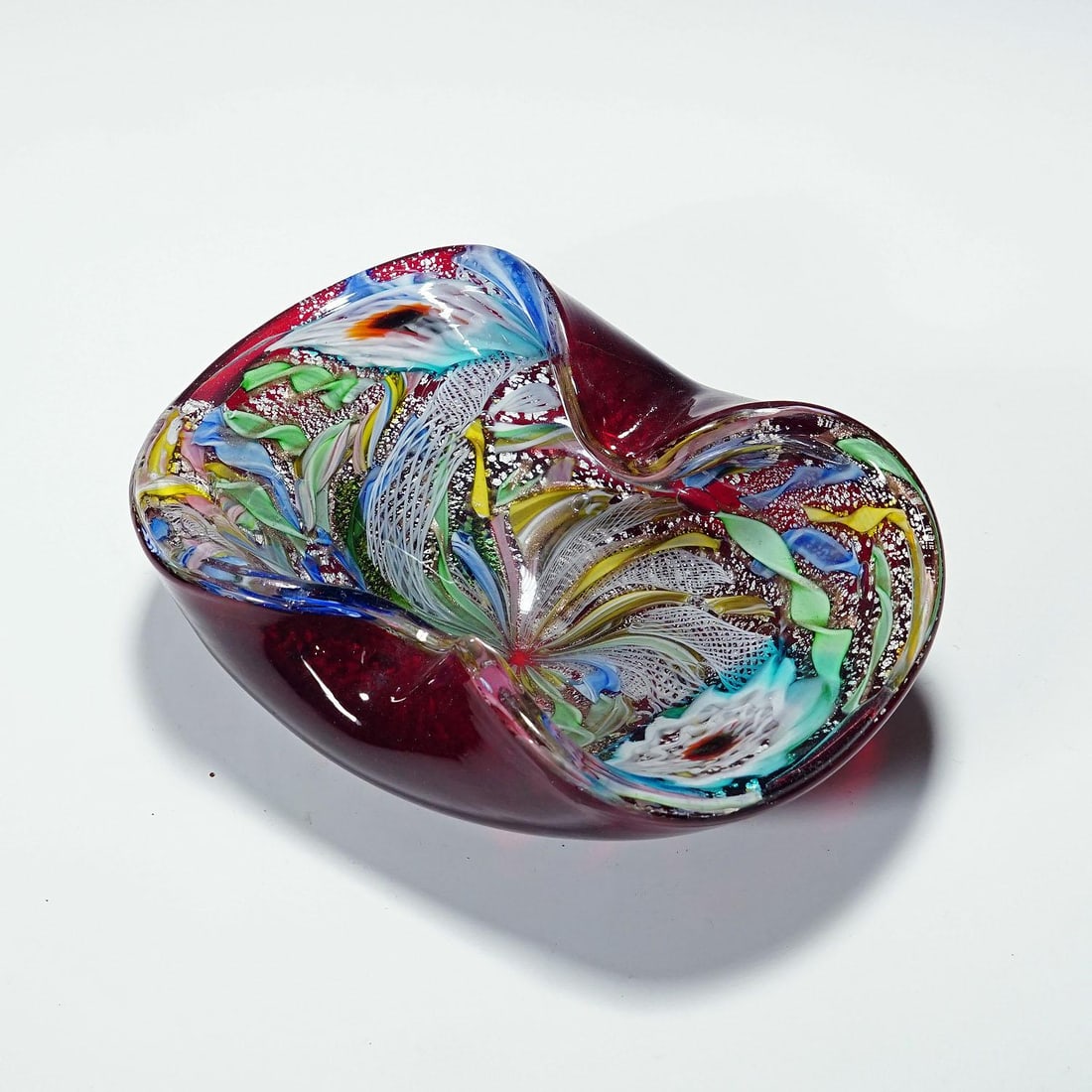 Vintage Murano Glass Bowl 'Rest of the Day' by A.Ve.M. 1950s - 2