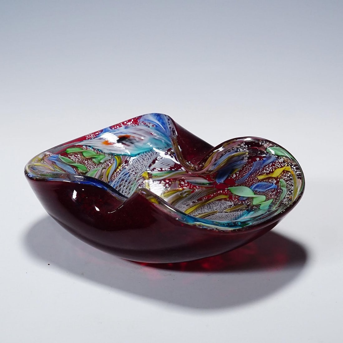 Vintage Murano Glass Bowl 'Rest of the Day' by A.Ve.M. 1950s - 3