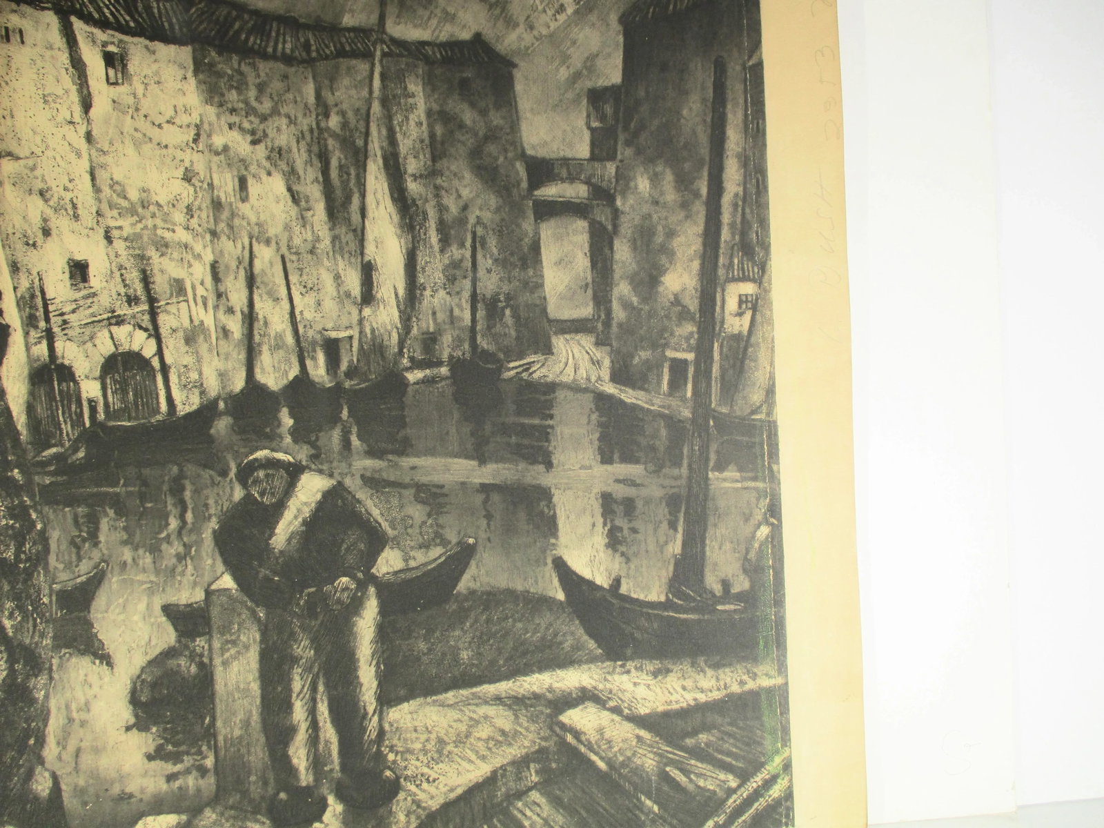 Aquatint Etching by Heran Chaban Circa 1920's - 3