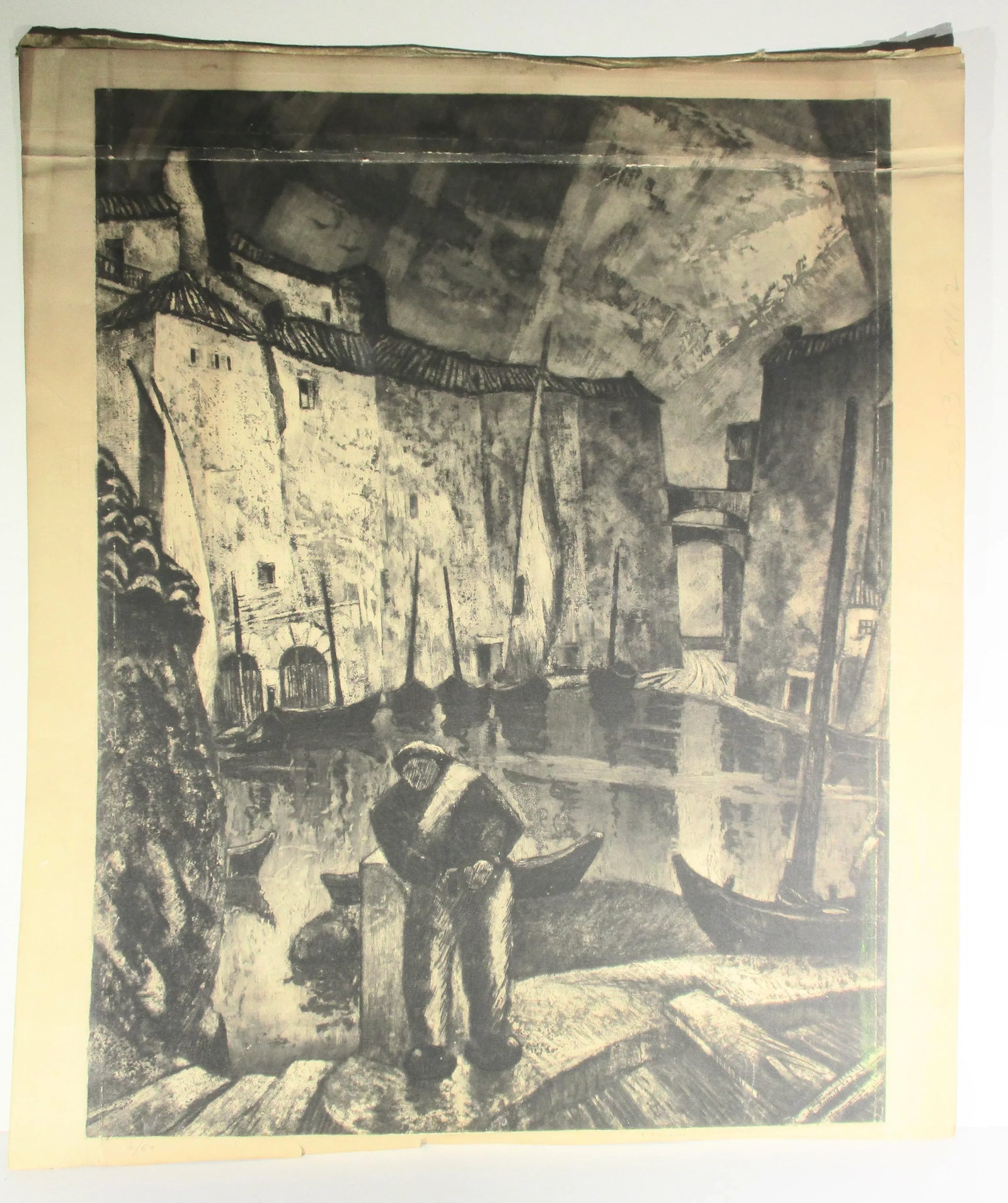 Aquatint Etching by Heran Chaban Circa 1920's - 8