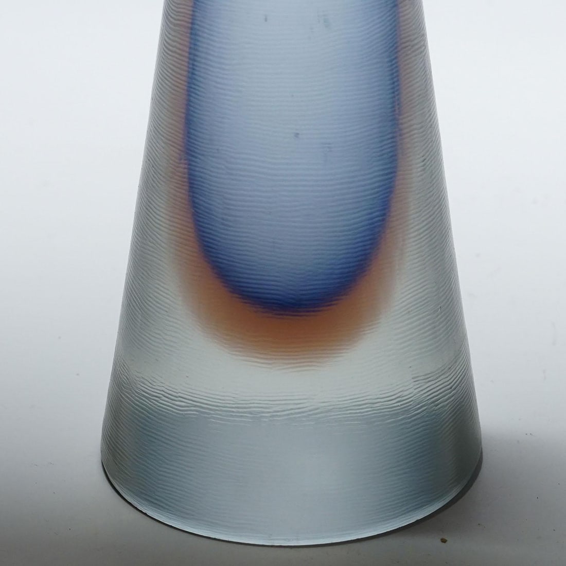 Vintage Venini Candle Holder With Inciso Decoration, Paolo Venini, Murano 1956 - 5