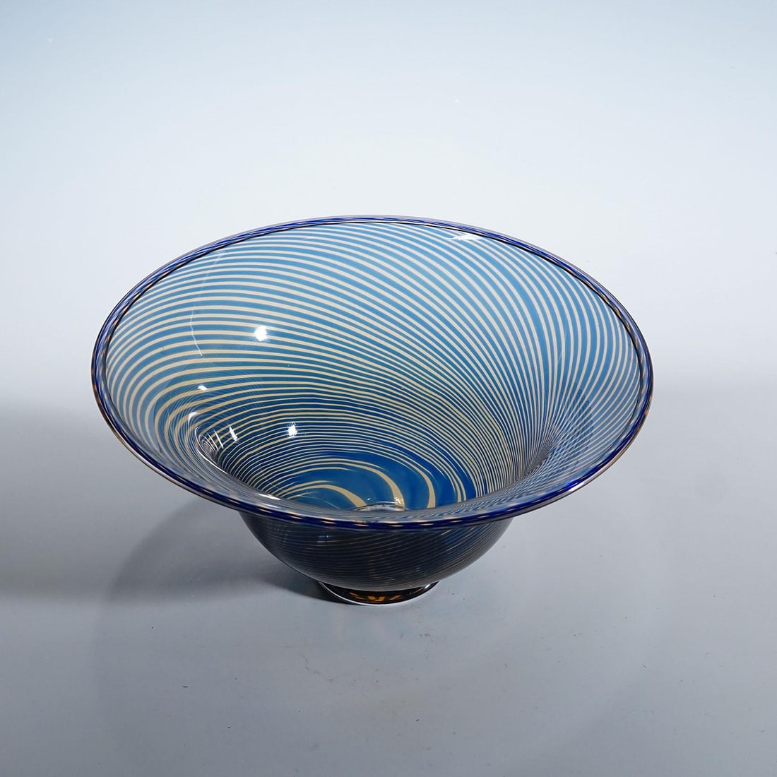 Vintage Slip Graal Bowl by Edward Hald for Orrefors, Sweden - 3