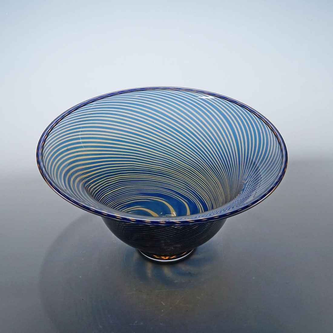 Vintage Slip Graal Bowl by Edward Hald for Orrefors, Sweden - 4