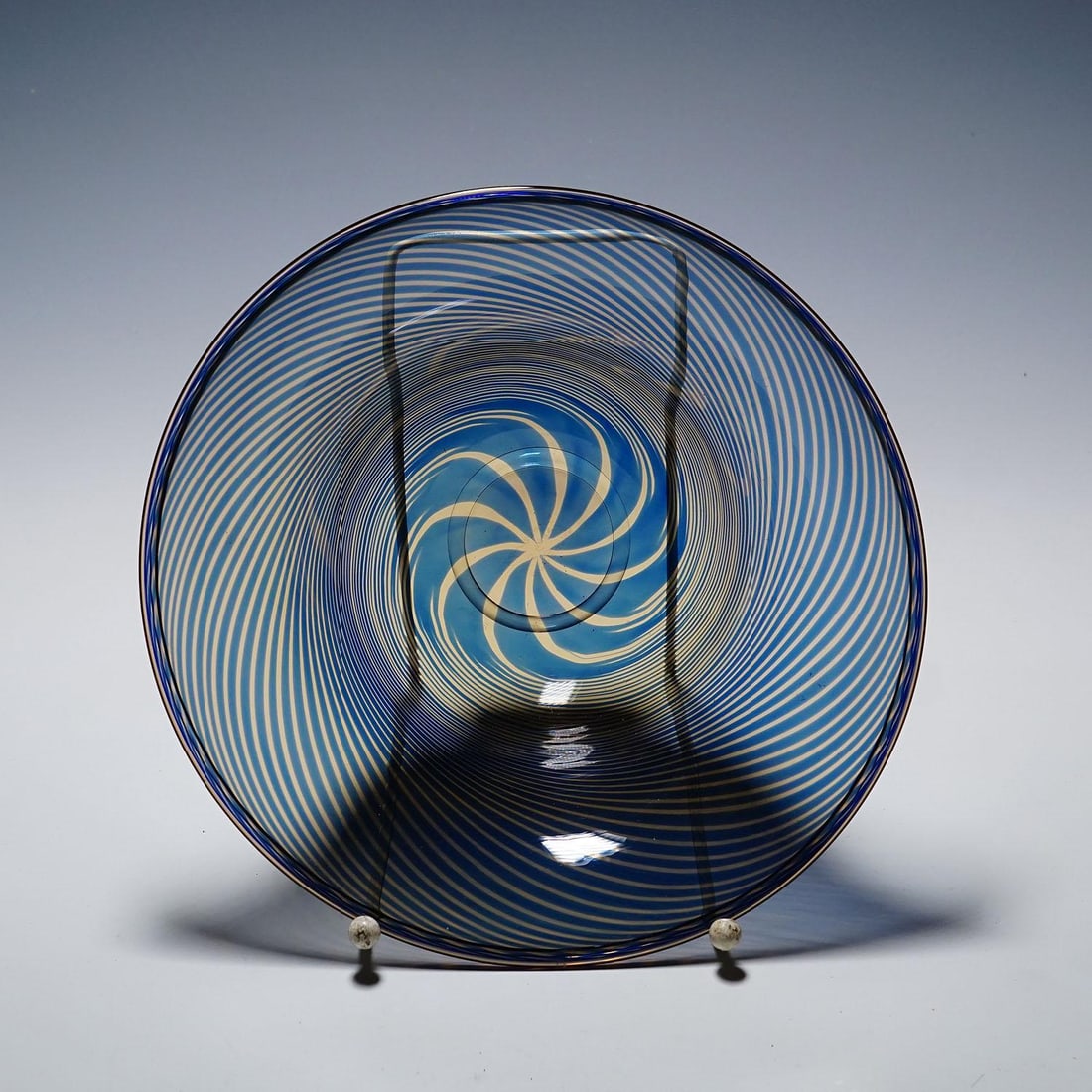 Vintage Slip Graal Bowl by Edward Hald for Orrefors, Sweden - 6