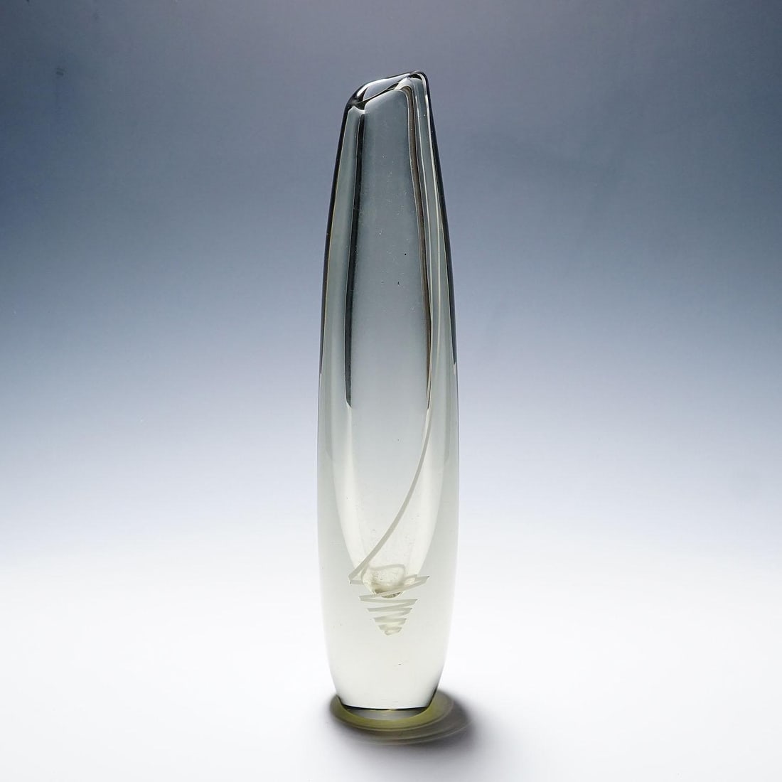 Art Glass Vase Serpente by Gunnel Nyman for Nuutajarvi Notsio - 2