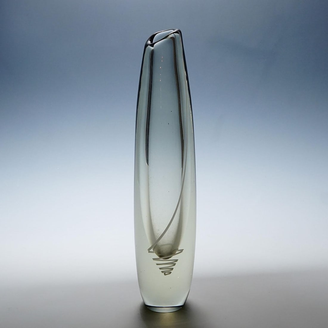 Art Glass Vase Serpente by Gunnel Nyman for Nuutajarvi Notsio - 3