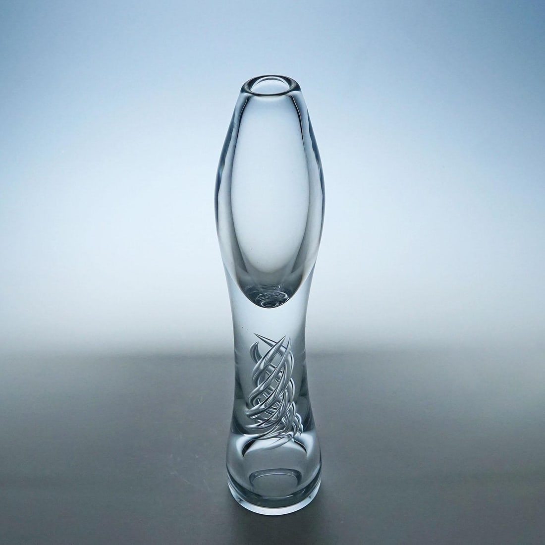 Vintage Art Glass Vase 'Twist' by Kari Alakoski for Iittala - 5