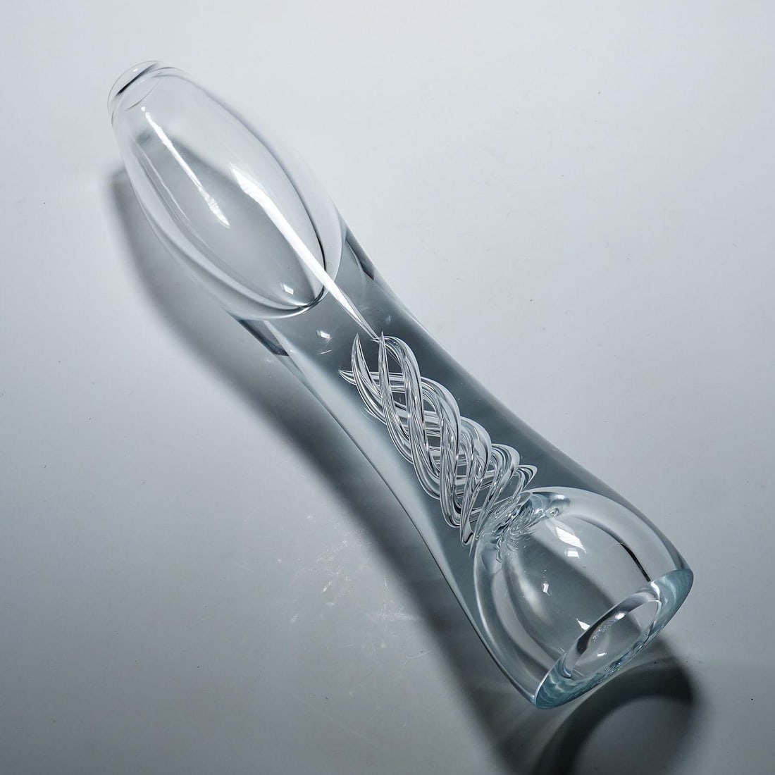 Vintage Art Glass Vase 'Twist' by Kari Alakoski for Iittala - 7