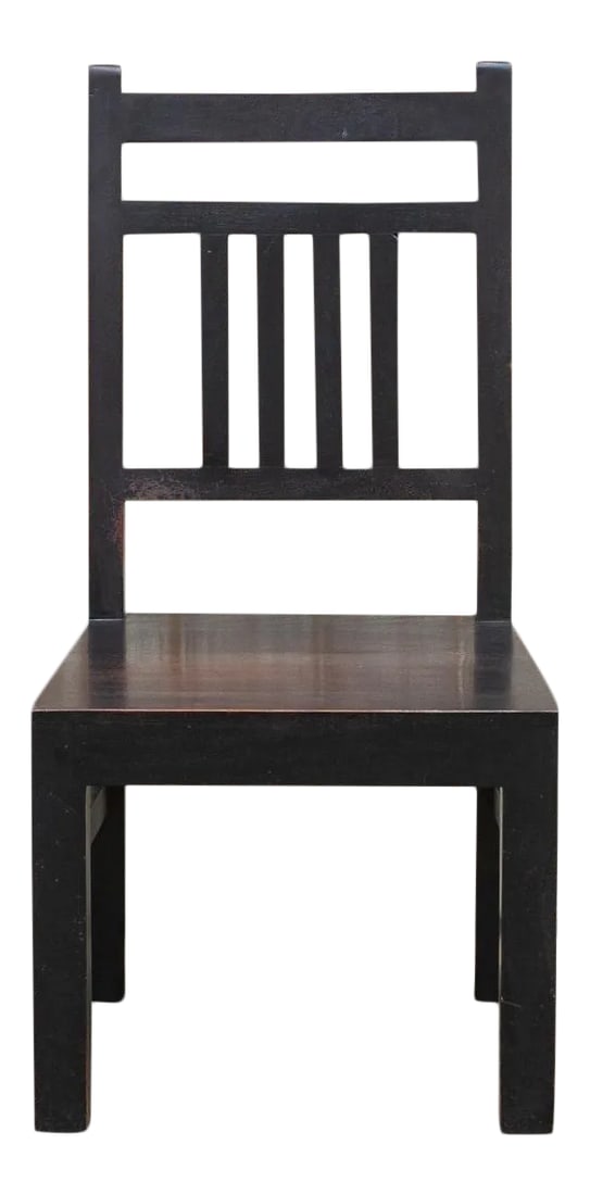 Rustic Solid Teak Colonial Chair (1 of 10)