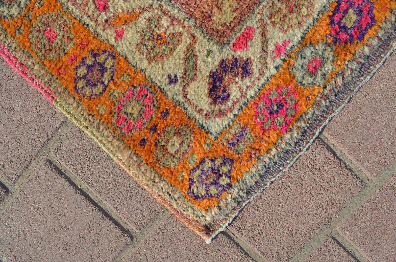 1960s Vintage Runner Rug Hand Knotted Kurdish Tribal Extra Long Runner 2"²11"³ × - 11