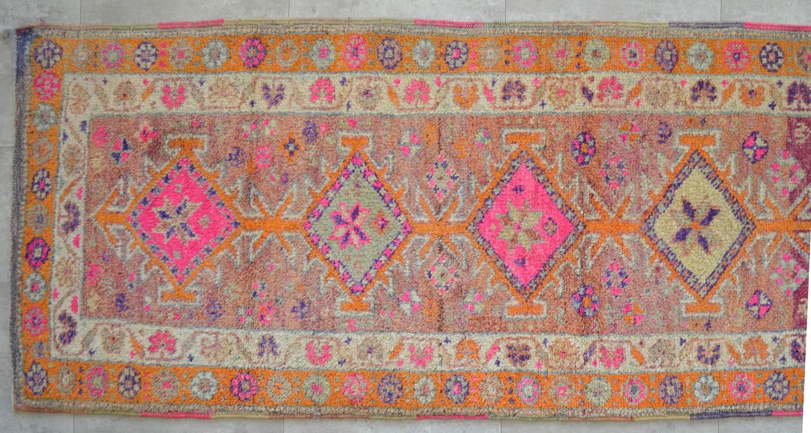 1960s Vintage Runner Rug Hand Knotted Kurdish Tribal Extra Long Runner 2"²11"³ × - 8