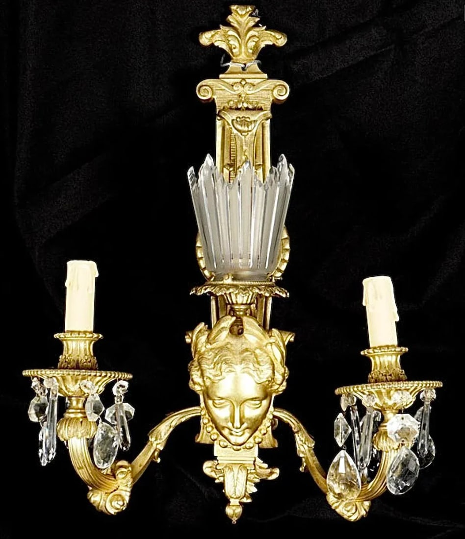 19th Century Gilt Bronze Sconces - a Pair - 2