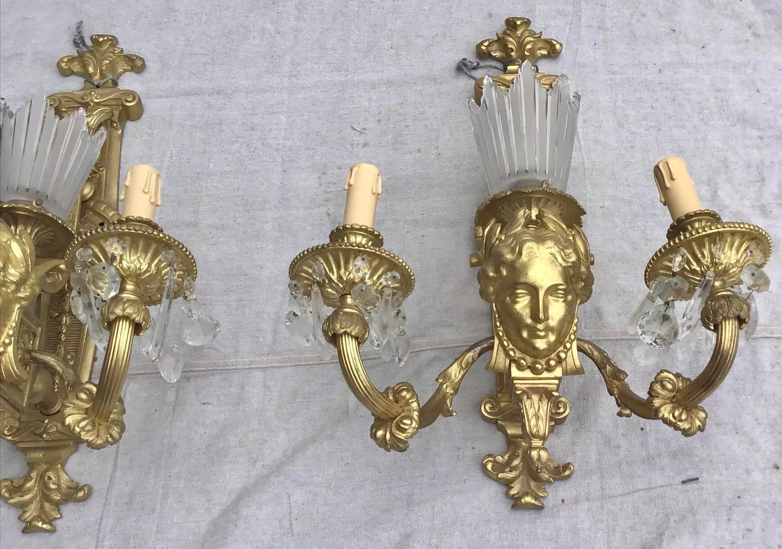 19th Century Gilt Bronze Sconces - a Pair - 4