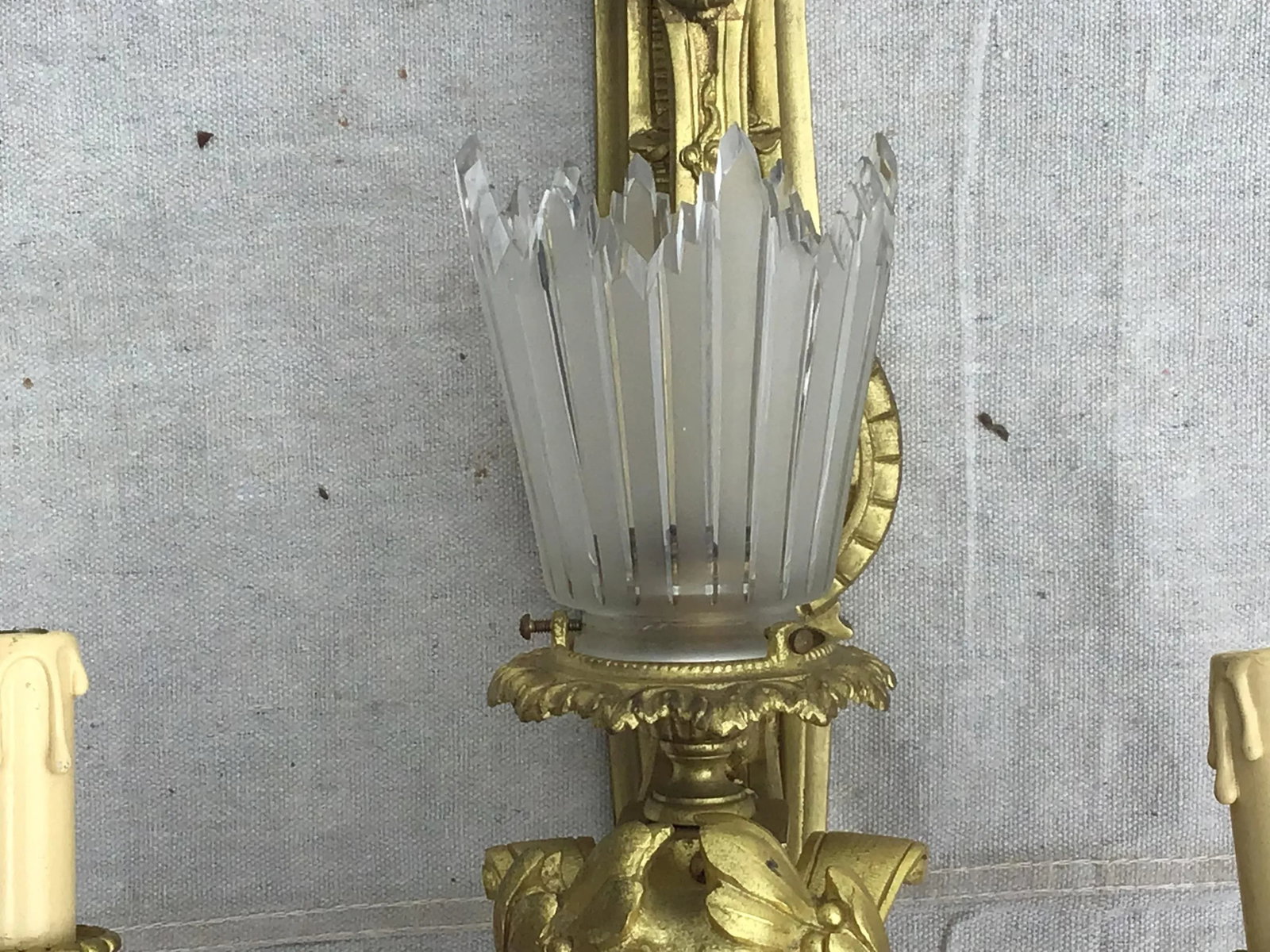19th Century Gilt Bronze Sconces - a Pair - 9