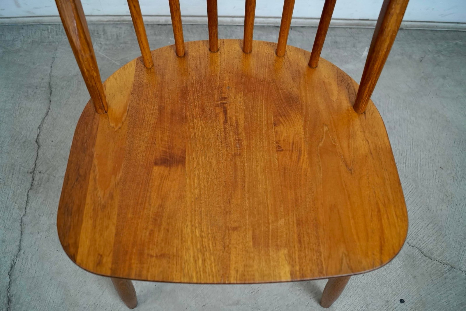 1970's Mid-Century Danish Modern Teak Windsor Chair - 10