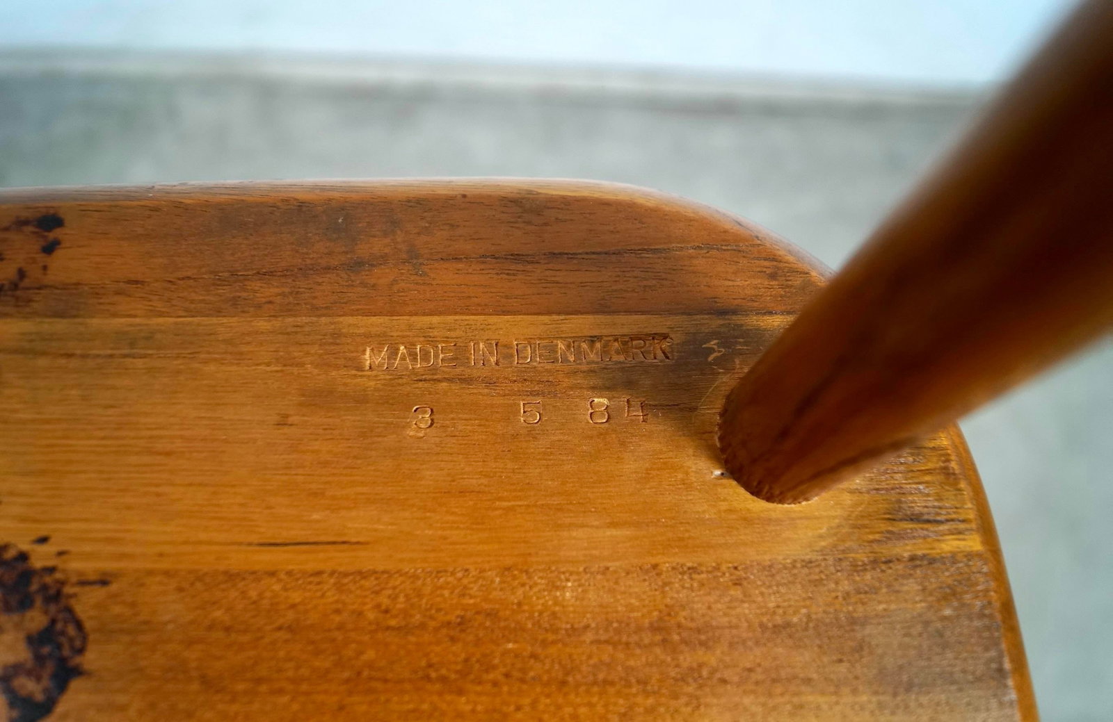 1970's Mid-Century Danish Modern Teak Windsor Chair - 12