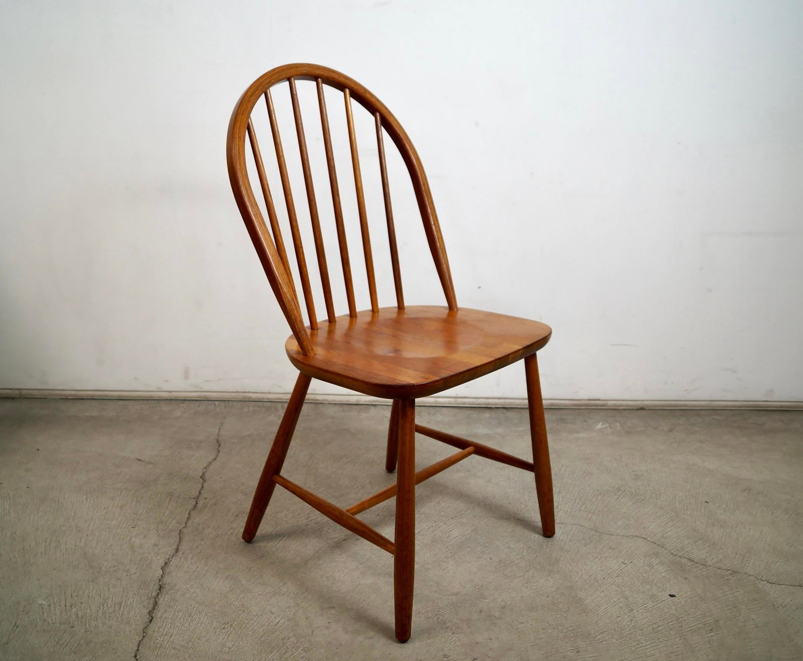 1970's Mid-Century Danish Modern Teak Windsor Chair - 2
