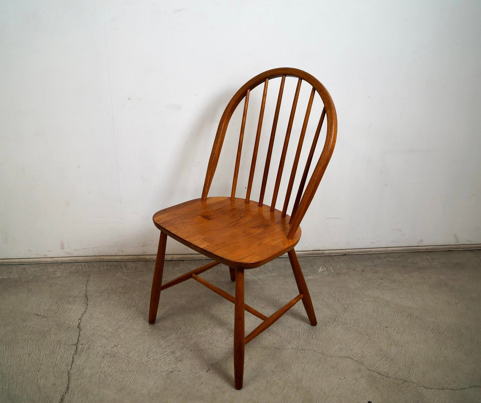 1970's Mid-Century Danish Modern Teak Windsor Chair - 4