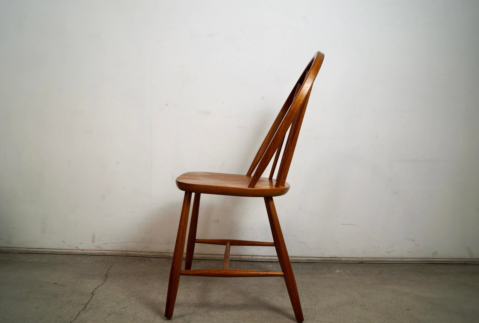 1970's Mid-Century Danish Modern Teak Windsor Chair - 6