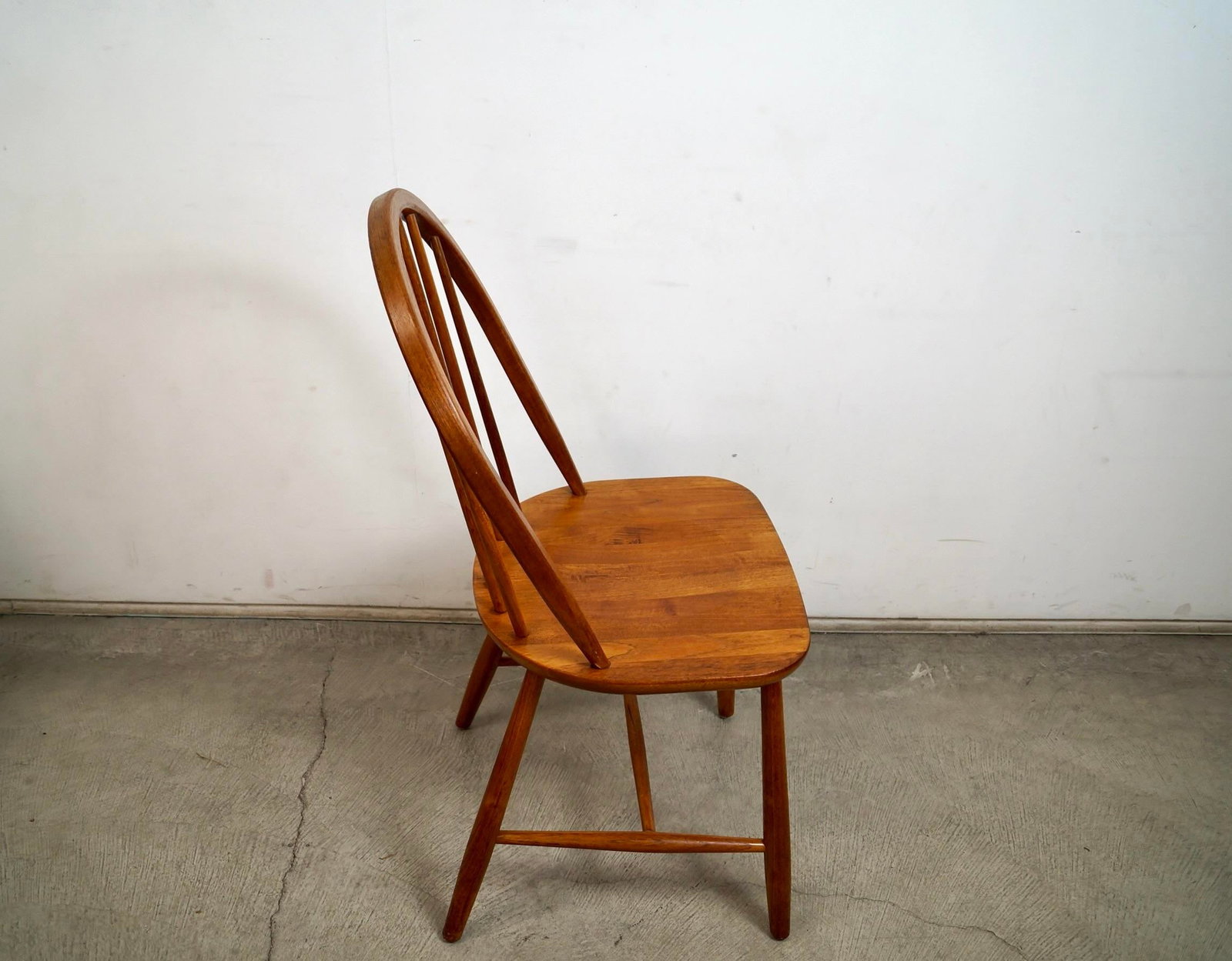 1970's Mid-Century Danish Modern Teak Windsor Chair - 7
