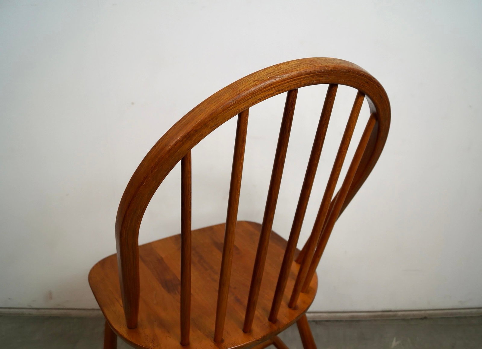 1970's Mid-Century Danish Modern Teak Windsor Chair - 9