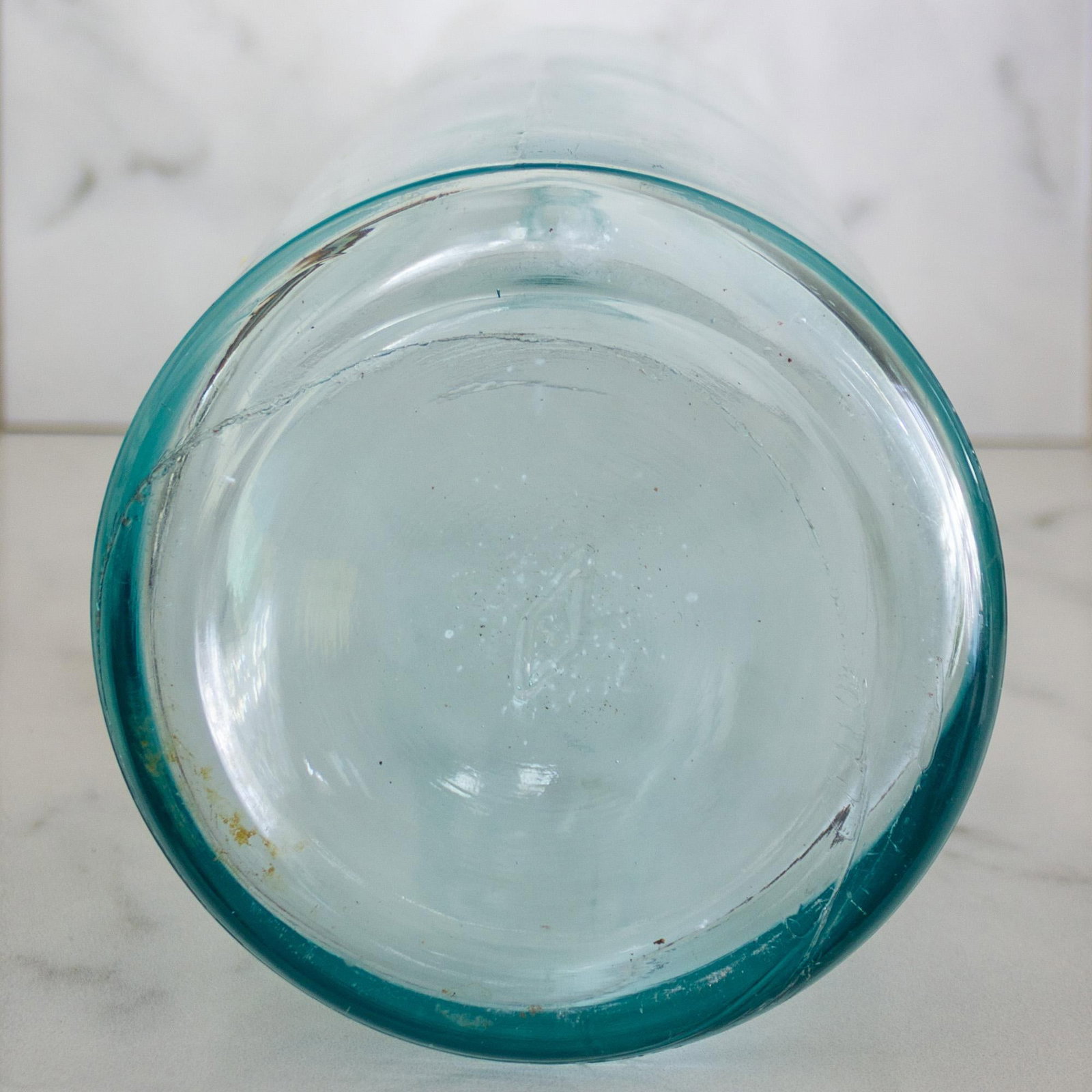 Pair of American Antique Aqua Apothecary Bottles From Chicago and Lexington - 18