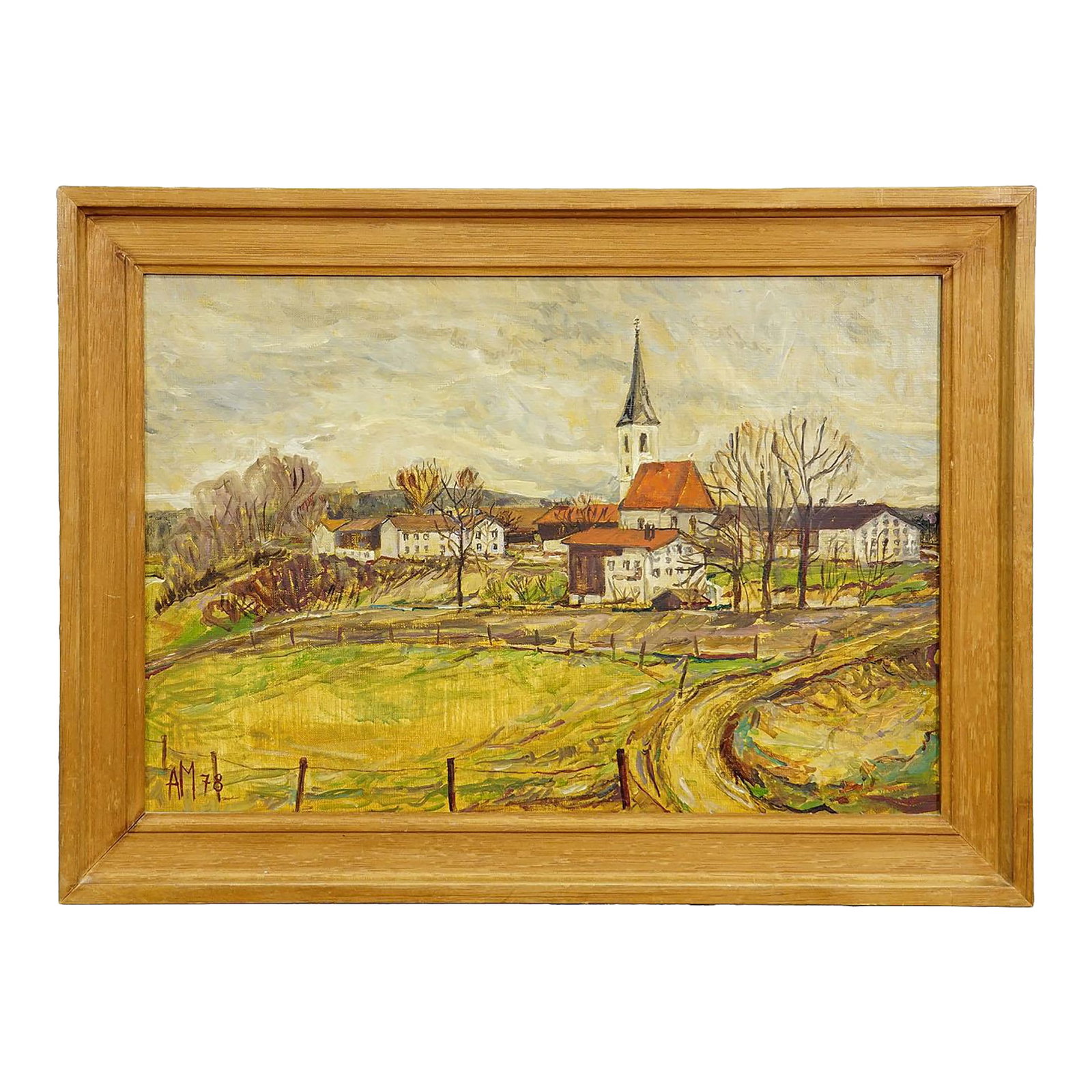 Kirchberg in Tirol, 1978 – Oil Painting by Alexander Michael (1 of 6)