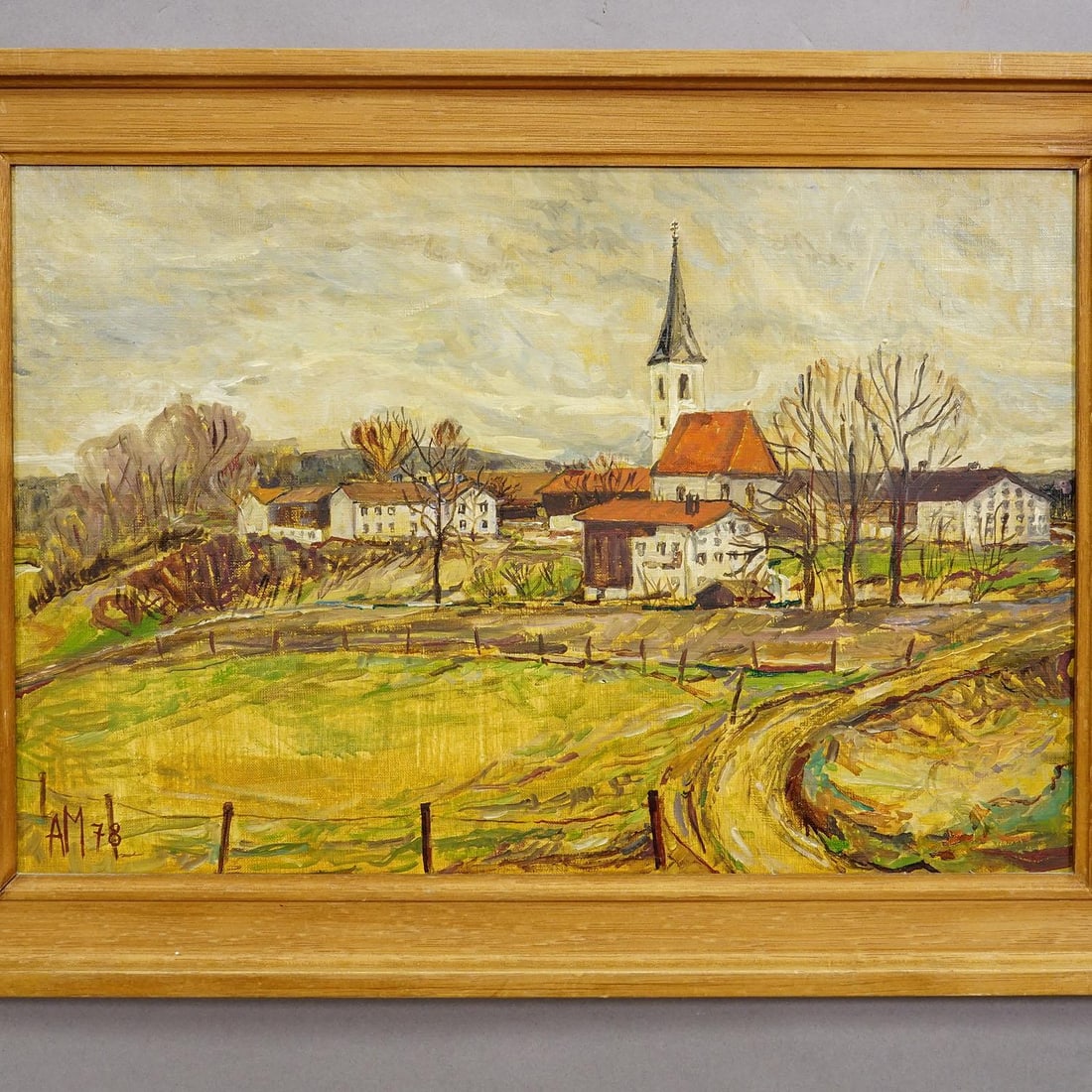 Kirchberg in Tirol, 1978 – Oil Painting by Alexander Michael - 3