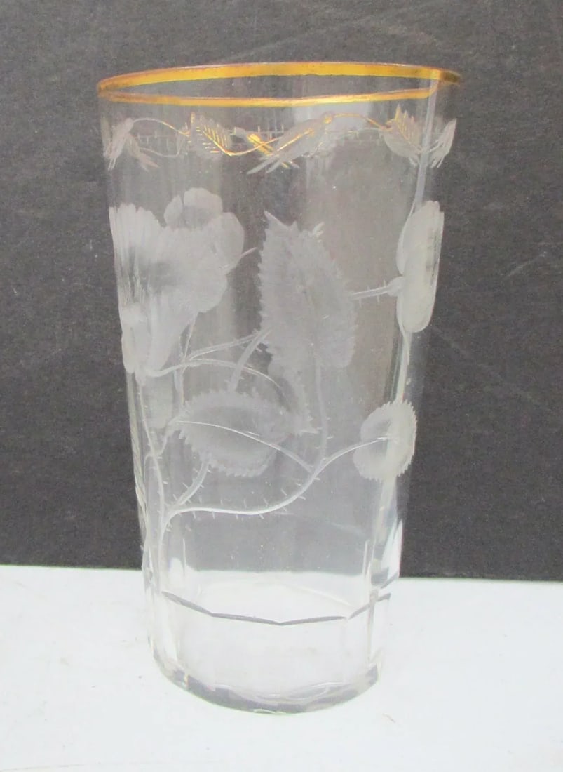 Antique Moser Paula Highball Glasses- Set of 8 - 3