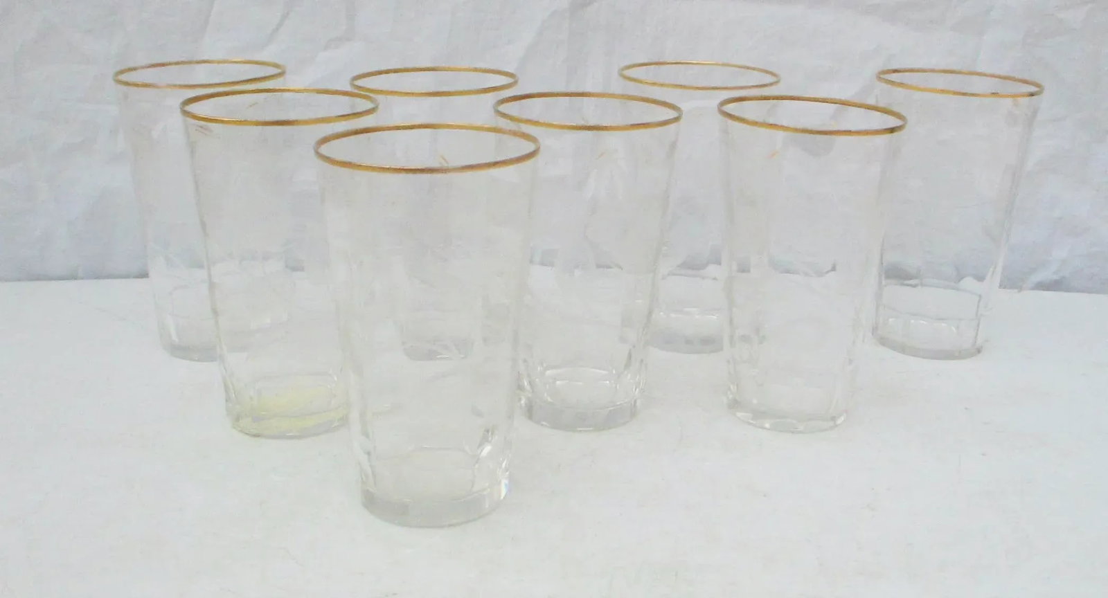Antique Moser Paula Highball Glasses- Set of 8 - 4