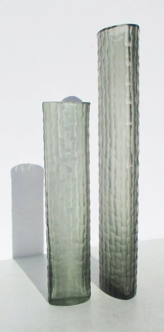 1990s Art Glass Vases - Set of 2 - 4